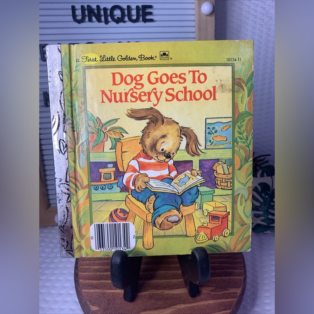 A First Little Golden Book Dog Goes To Nursery School.